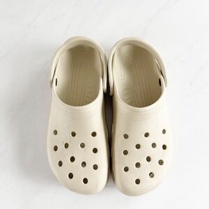 Cream Slip-On Crocs